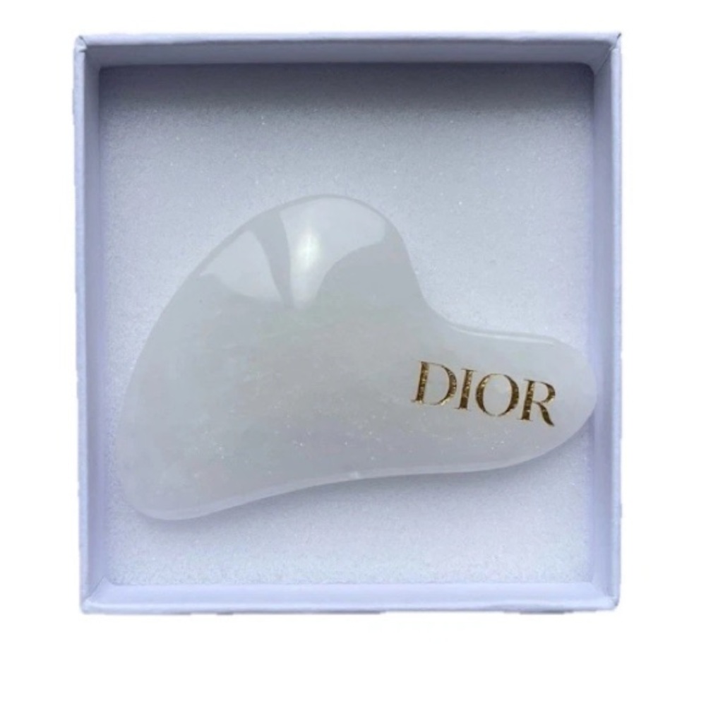 Dior Gua Sha Face Stone Massage Tool + Lip Addict Sample Card - Picture 3 of 5